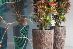 Pine bark Vase