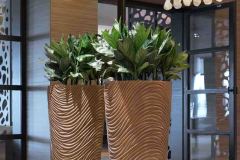 Graphic Vase Bronze