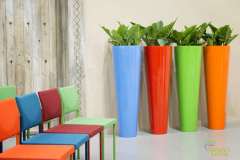 Kunststoff Bodenvase Cono