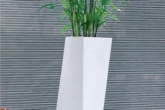 Kunststoff  Bodenvase viertelkreis