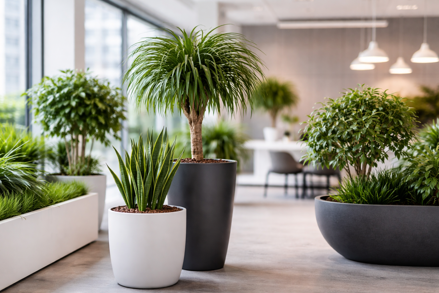 Grünpflanze im Hydrokulter Gefäß