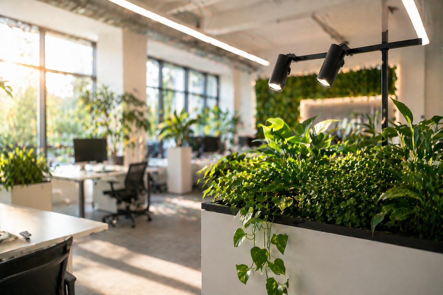 Beleuchtung Büro