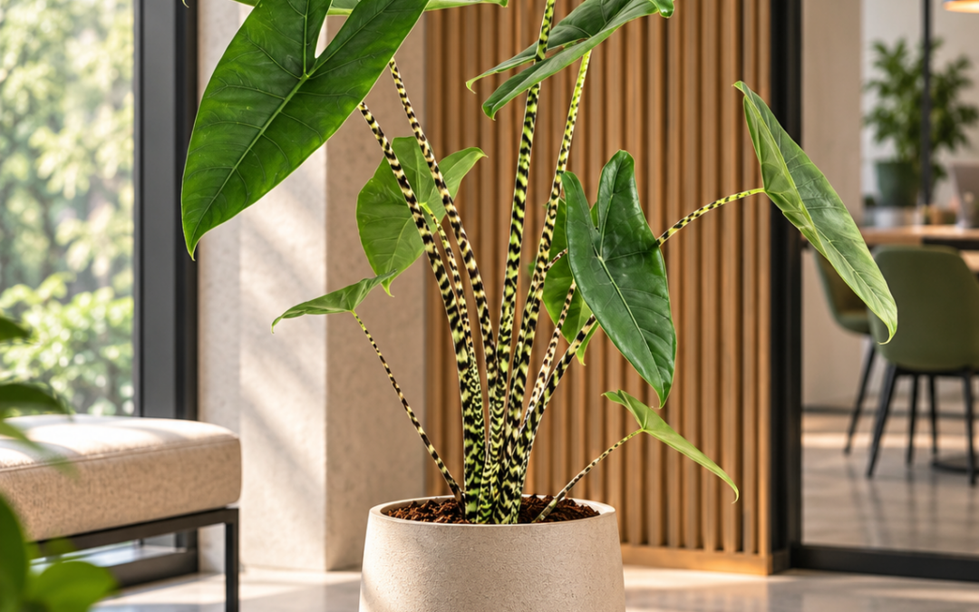 Alocasia zebrina